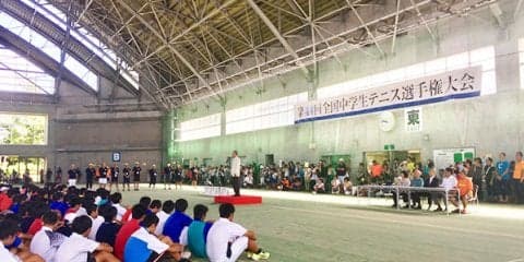 大会3日目、女子シングルス1回戦、女子ダブルス1、2回戦結果 [第44回全中]
