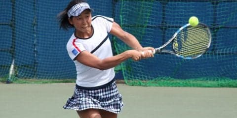 トップシードの清水綾乃は初戦敗退 [セキショウ国際女子オープン]
