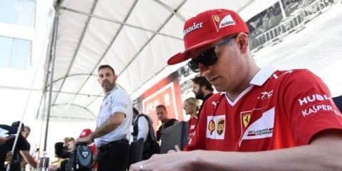 【F1】フェラーリ、2018年のキミ・ライコネン残留を発表
