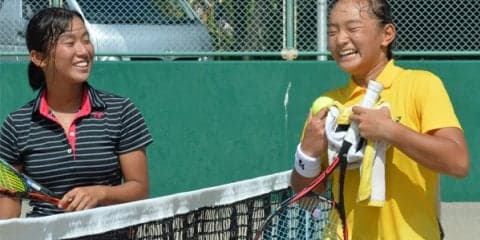 女子シングルスは長谷川愛依、山口藍が決勝進出 [第44回全中]