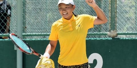 2年生の長谷川愛依（一宮市立中部）が女子シングルス王者に輝く [第44回全中]