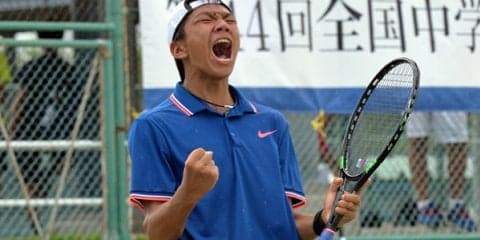 男子シングルスは第1シードの三井駿介が初の全中タイトルを獲得 [第44回全中]