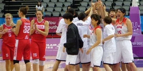 女子日本代表がロシアに快勝しユニバーシアード決勝進出の快挙！ 1995年大会以来となるメダル確定も「必ず金メダルを」