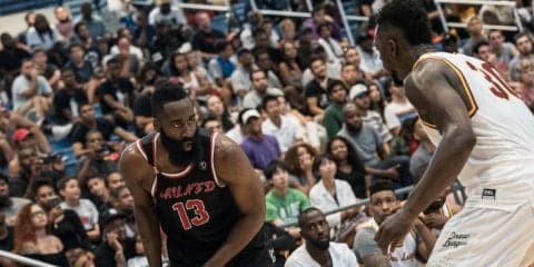 ジェームズ・ハーデンも参戦、現役NBA選手も多数出場した『DREW LEAGUE』に行ってみた！