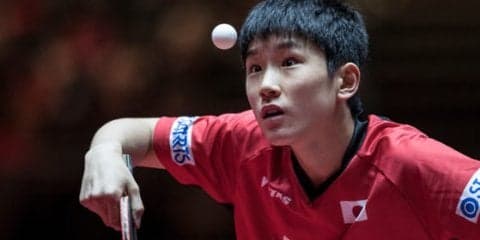 卓球ツアー史上最年少優勝の張本智和が楽天で始球式「僕は楽天の大ファン」