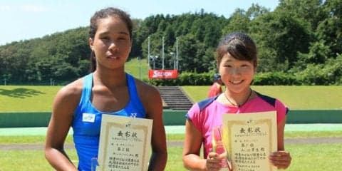 シングルスは山口芽生が2連覇、ダブルスは入江真子／酒井渚月子が優勝 [第81回東北オープン／女子]