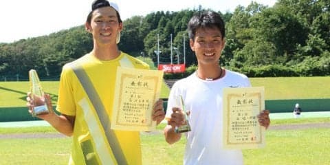 シングルスは菊池玄吾、ダブルスは野口政勝／鈴木昂が優勝 [第81回東北オープン／男子]