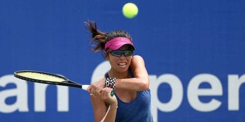 グランドスラム初出場の江口実沙は、プリスコバに完敗[全米オープン]