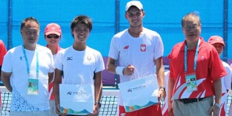混合ダブルスの林恵里奈／上杉海斗が不戦勝で決勝進出、小林雅哉はコンソレーション優勝 [台北ユニバーシアード]
