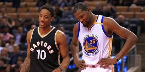 スキルアップに貪欲なケビン・デュラント、今はデマー・デローザンを研究中「フットワークの部分はレベルアップできる」