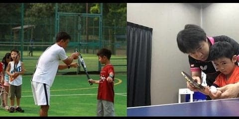 一流スポーツ選手が卓球・サッカー・陸上・テニスを指導する「スポーツ合宿」開催