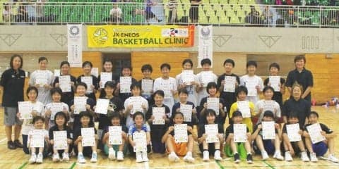 女子バスケ界を牽引するJX-ENEOS、中学生を対象にスキルアップと人間育成を目的としたサマーキャンプを実施