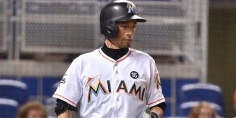 【MLB】イチロー代打でレフトフライ、スタントンは不発、チーム4連敗で借金「1」