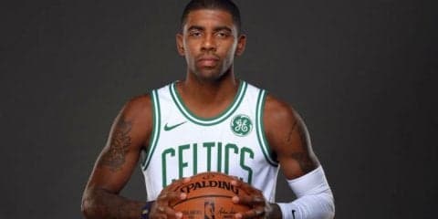 セルティックスの一員となったカイリー・アービングが入団会見「ここにいることができてうれしいし、感謝しているよ」