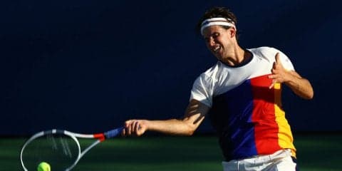 第6シードのティームがストレートで16強進出[全米オープン]