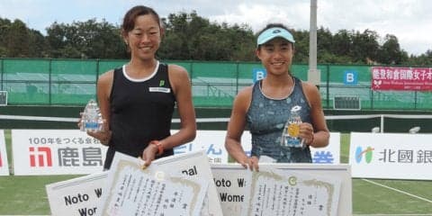 カナダのキャロル・ジャオが波形純理を下してシングルス初優勝 [能登和倉国際女子オープン]