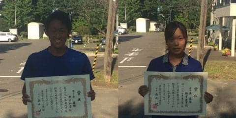 東北学院大1年の村山和希と柏倉葉月が優勝、柏倉は単複2冠 [H29夏季東北学生]