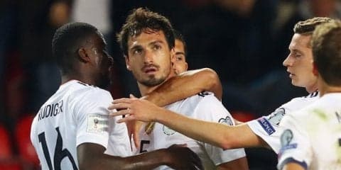 ドイツ、予選7連勝も監督は「幸運な勝利だった」