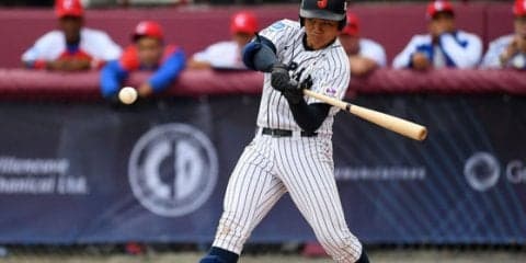 2番抜擢の2年小園躍進、侍がキューバ撃破　犠飛2本の清宮は苦悩「全然ダメ」