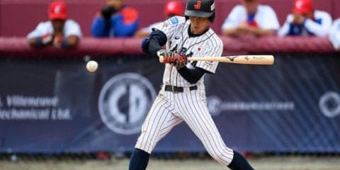 侍がキューバ撃破！　2年生小園が2番起用で躍動3安打2打点、清宮は決勝犠飛