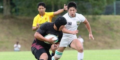  狙い撃ちタックルも見事。大東大・河野良太主将は夏から「寄り」にこだわる。 