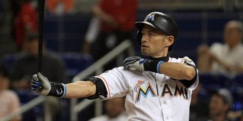 【MLB】イチロー代打で中前打、代打92打席目で歴代2位タイ、MLB通算3070安打