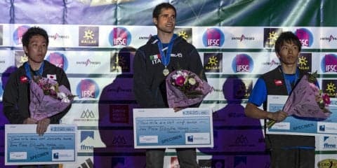 是永が2位、波田が自身初の3位に／リードW杯第2戦 フランス・シャモニー大会