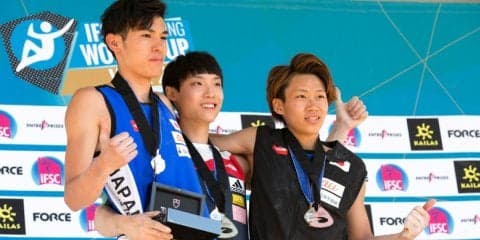 日本勢の好調続く。2人の10代が初表彰台へ／ボルダリングW杯第5戦 米国・ベイル大会