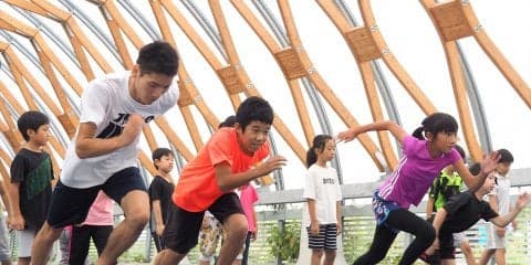 かけっこが速くなりたい小学生が集合！新豊洲で「かけっこ教室」が開催