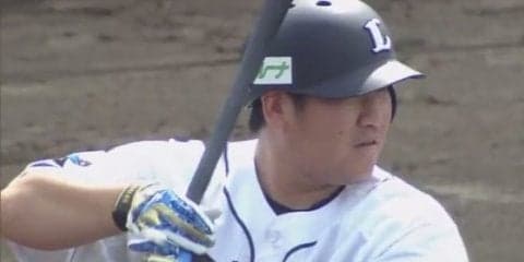 西武中村が2軍戦で満塁弾、ヤクルトのドラ1寺島から左中間へ貫禄の一発