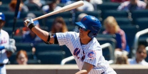 青木宣親、メッツ移籍後4戦連続安打、左中間二塁打で先制ホームを踏む