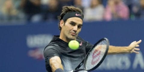 フェデラー、メディカルタイムを取るも危なげなくベスト8進出[全米オープン]