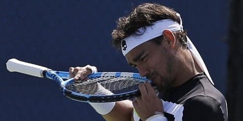 フォニーニが、主審への侮辱を謝罪[全米オープン]