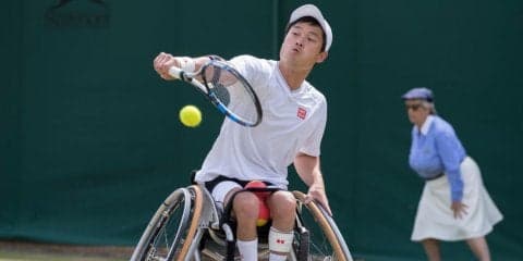 国枝慎吾はダブルス初戦敗退[全米オープン・車いすの部]