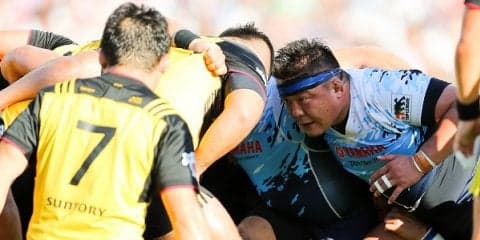  「1年間、サントリー戦のファーストスクラムを意識」。ヤマハ山本幸輝。 