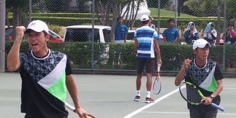 1部リーグの女子第3戦と男子第4戦が終了 [H29関西大学テニスリーグ]