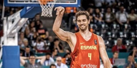 スペイン代表の一員としてFIBA欧州選手権に参戦するパウ・ガソル、トニー・パーカーを抜き歴代最多得点記録を更新！