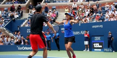 ヒンギス／マレーが混合ダブルスでウィンブルドンに続けて優勝[全米オープン]