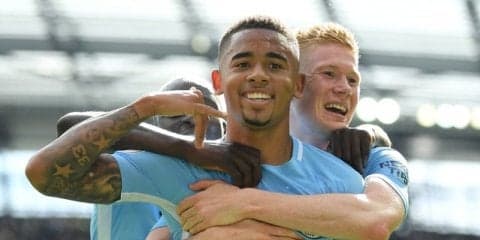 マンチェスター・Cが5発大勝、リバプールはマネの一発退場が響く