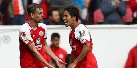 武藤嘉紀が今季初ゴール、貴重な同点弾でマインツの連敗ストップに貢献