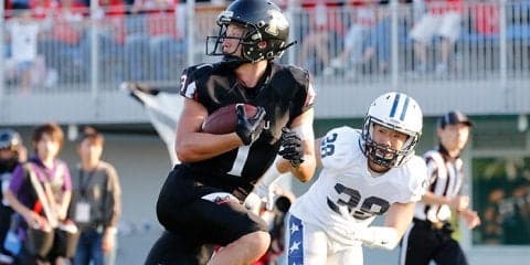 富士通がアサヒビールに逆転勝利 WR強が逆転TDレシーブ