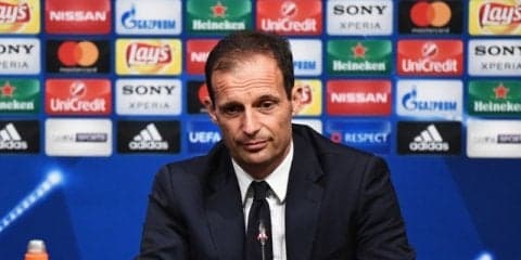 ユベントスのアッレグリ監督、移籍期間短縮に賛成