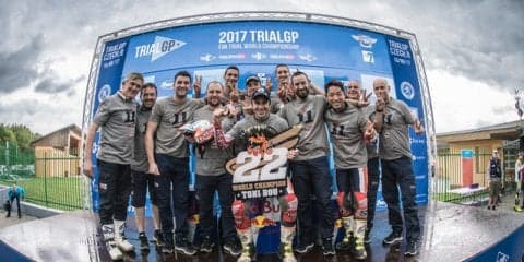 ホンダ、トニー・ボウがトライアル世界選手権11連覇を達成