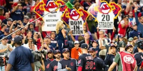 インディアンスは「球界最高のチーム」　リーグタイ20連勝、MLB記録にも「1」
