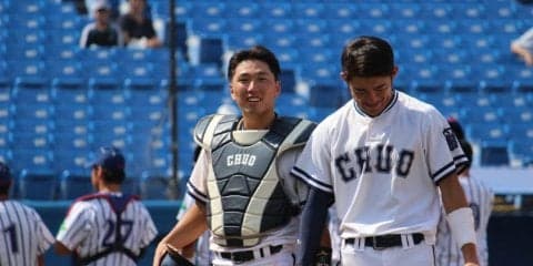 中大連勝発進！保坂淳介主将「勢いに乗って優勝したい」。立正大は4連敗【東都大学野球 秋季リーグ戦 1部　中央大vs立正大】