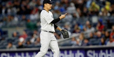 【MLB】田中将大が日米150勝へ7回2失点快投、ジャッジ2連発、大量援護で白星権利