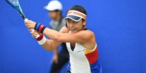 予選がスタート、日本勢は穂積絵莉、日比万葉、大坂まりが初戦を突破 [東レPPO]