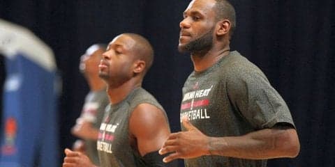 レブロン・ジェームズとドウェイン・ウェイド、ライバルでもあり親友でもある2人が合同トレーニングの様子を紹介