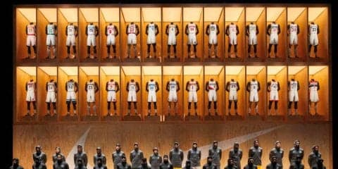 新シーズンからNBA30チームのジャージーを手掛けるナイキのイベントで、30チームの選手が新テクノロジーをお披露目