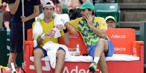 スポーツマンらしくない行為としてクレザに罰金 [デ杯ワールドグループ・プレーオフ 日本対ブラジル]